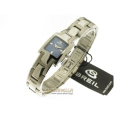 BREIL Lady quarzo acciaio quadrante blu carrè 2519251759 new